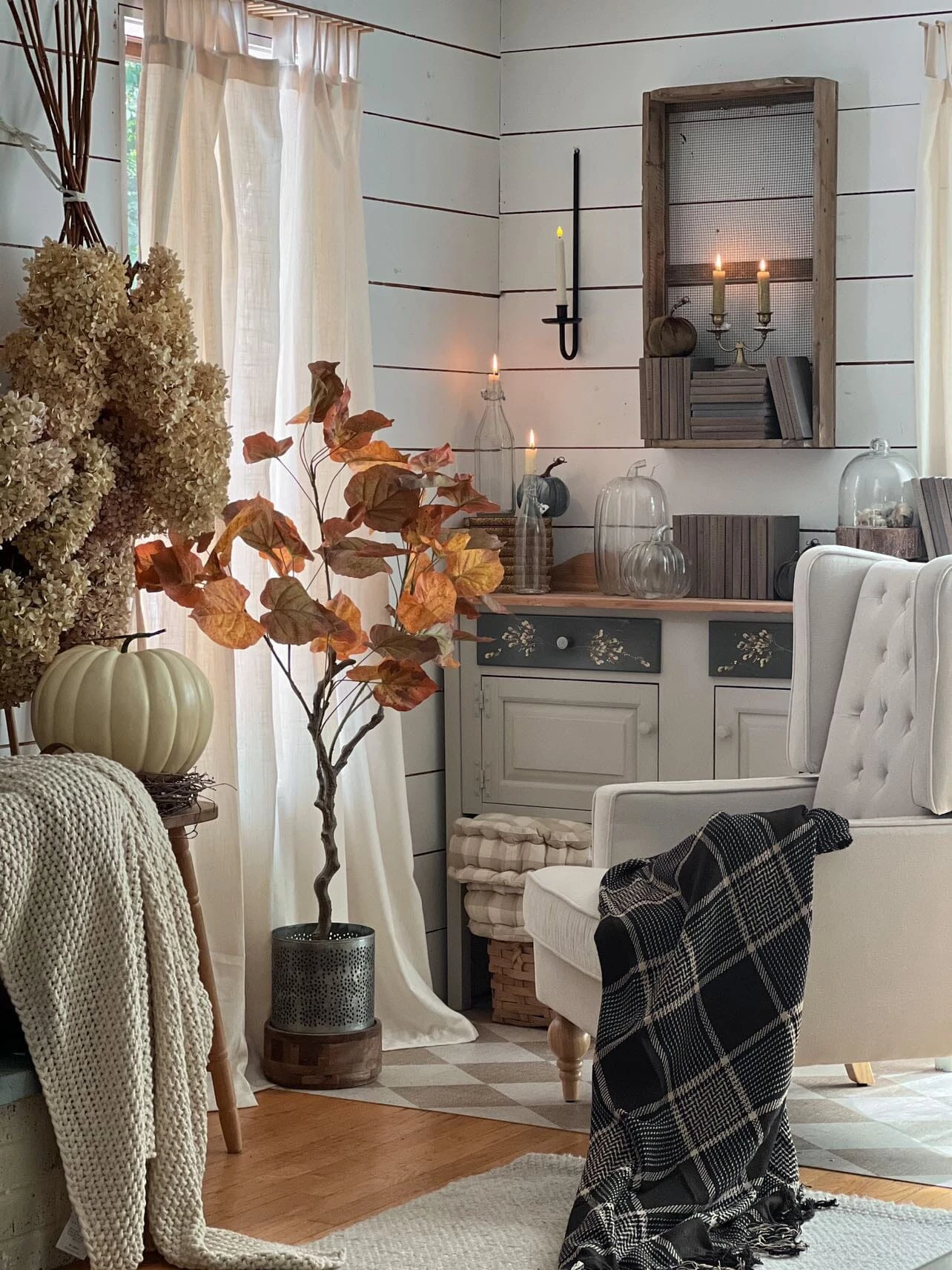 4’ Autumn Umbrella Ficus Fall Artificial Tree 4 4’ Autumn Umbrella Ficus Fall Artificial Tree - Image 2