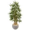 4’ Beige Bamboo Artificial Tree In Sand Colored Bowl -Artificial Flowers Sale artificial 4 bamboo artificial tree in sand colored bowl nearly natural 558972