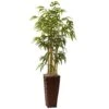 4’ Bamboo W/Decorative Planter