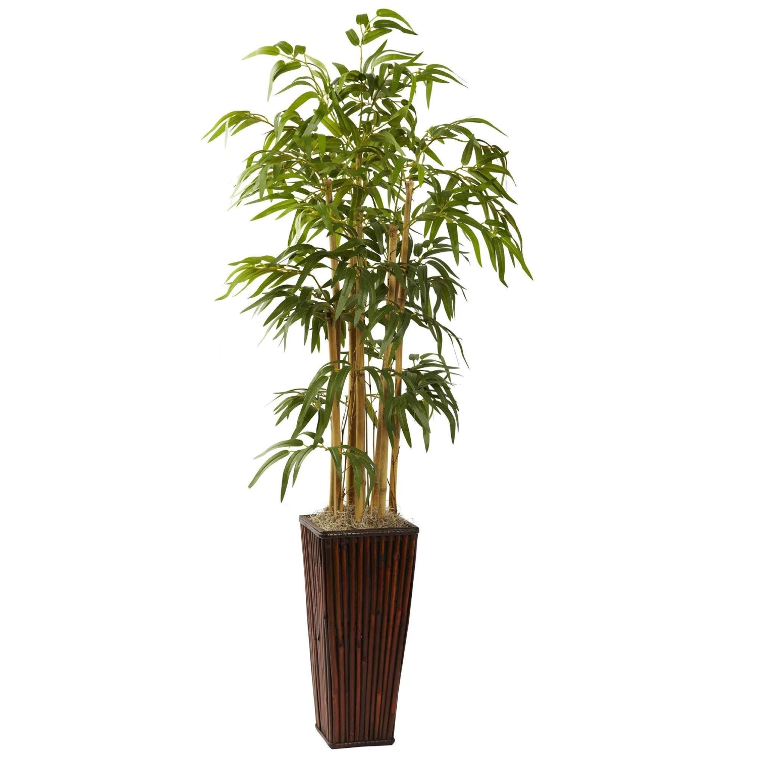 4’ Bamboo W/Decorative Planter 2 4’ Bamboo W/Decorative Planter