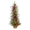 4’ Berry And Pine Artificial Christmas Tree With 100 Warm White Lights And Burlap Wrapped Base 2 4’ Berry And Pine Artificial Christmas Tree With 100 Warm White Lights And Burlap Wrapped Base -Artificial Flowers Sale artificial 4 berry and pine artificial christmas tree with 100 warm white lights and burlap wrapped base nearly natural 301507