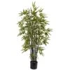 4’ Black Bamboo Tree -Artificial Flowers Sale artificial 4 black bamboo tree nearly natural 185712