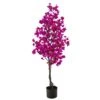 4’ Bougainvillea Artificial Tree -Artificial Flowers Sale artificial 4 bougainvillea artificial tree nearly natural purple 958423