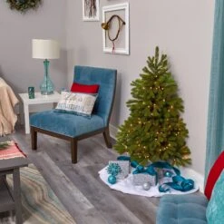 4' Cambridge Spruce Flat Back Artificial Christmas Tree With 100 Warm White (Multifunction) LED Lights And 221 Bendable Branches 20 4' Cambridge Spruce Flat Back Artificial Christmas Tree With 100 Warm White (Multifunction) LED Lights And 221 Bendable Branches -Artificial Flowers Sale artificial 4 cambridge spruce flat back artificial christmas tree with 100 warm white multifunction led lights and 221 bendable branches nearly natural 661047