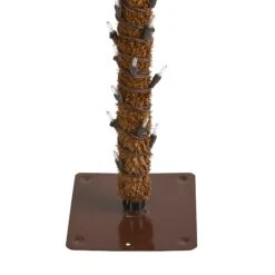 4’ Christmas Palm Artificial Tree With 150 Warm White LED Lights -Artificial Flowers Sale artificial 4 christmas palm artificial tree with 150 warm white led lights nearly natural 527392