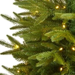 4’ Colorado Mountain Fir “Natural Look” Artificial Christmas Tree With 150 Clear LED Lights -Artificial Flowers Sale artificial 4 colorado mountain fir natural look artificial christmas tree with 150 clear led lights nearly natural 739401