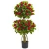 4’ Double Bougainvillea Artificial Topiary Tree 2 4’ Double Bougainvillea Artificial Topiary Tree -Artificial Flowers Sale artificial 4 double bougainvillea artificial topiary tree nearly natural 819760