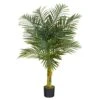4’ Double Stalk Golden Cane Artificial Palm Tree -Artificial Flowers Sale artificial 4 double stalk golden cane artificial palm tree nearly natural 287402