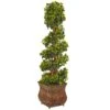 4’ English Ivy Spiral Tree In Metal Planter UV Resistant (Indoor/Outdoor) 2 4’ English Ivy Spiral Tree In Metal Planter UV Resistant (Indoor/Outdoor) -Artificial Flowers Sale artificial 4 english ivy spiral tree in metal planter uv resistant indooroutdoor nearly natural 383633