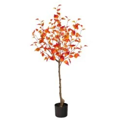 4’ Fall Birch Artificial Autumn Tree