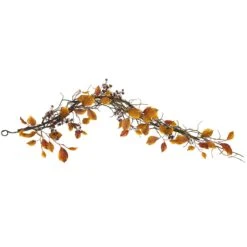 4’ Fall Foliage, Berriesand Twig Artificial Garland