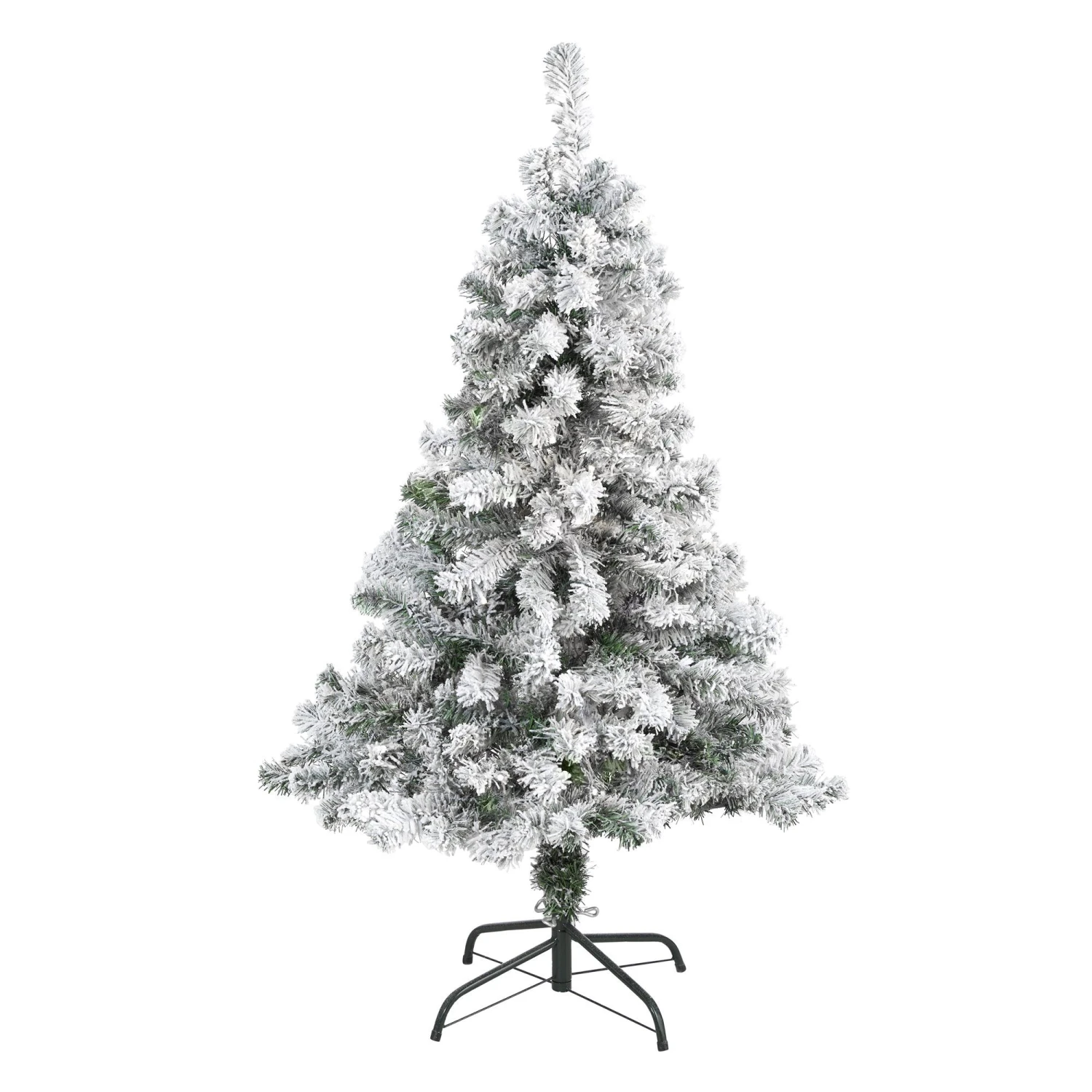 4' Flocked Rock Springs Spruce Artificial Christmas Tree 3 4' Flocked Rock Springs Spruce Artificial Christmas Tree