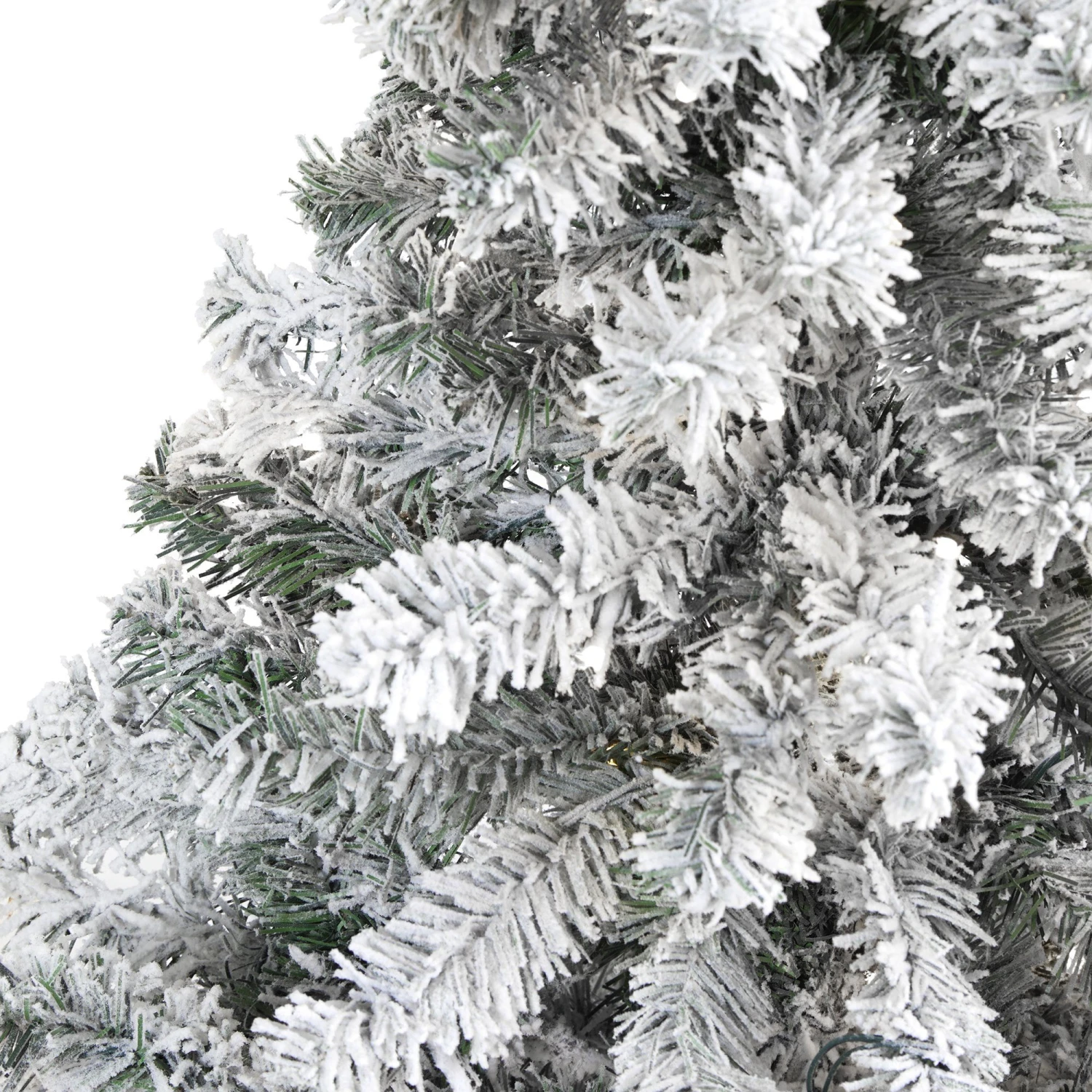 4' Flocked Rock Springs Spruce Artificial Christmas Tree 5 4' Flocked Rock Springs Spruce Artificial Christmas Tree - Image 3