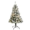 4' Flocked West Virginia Fir Artificial Christmas Tree With 100 Clear LED Lights 1 4' Flocked West Virginia Fir Artificial Christmas Tree With 100 Clear LED Lights -Artificial Flowers Sale artificial 4 flocked west virginia fir artificial christmas tree with 100 clear led lights nearly natural 670099