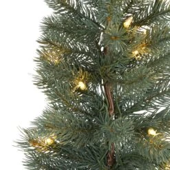 4’ Green Pine Artificial Christmas Tree With 70 Warm White Lights Set In A Burlap Base -Artificial Flowers Sale artificial 4 green pine artificial christmas tree with 70 warm white lights set in a burlap base nearly natural 981937