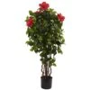4’ Hibiscus Tree -Artificial Flowers Sale artificial 4 hibiscus tree nearly natural 494047