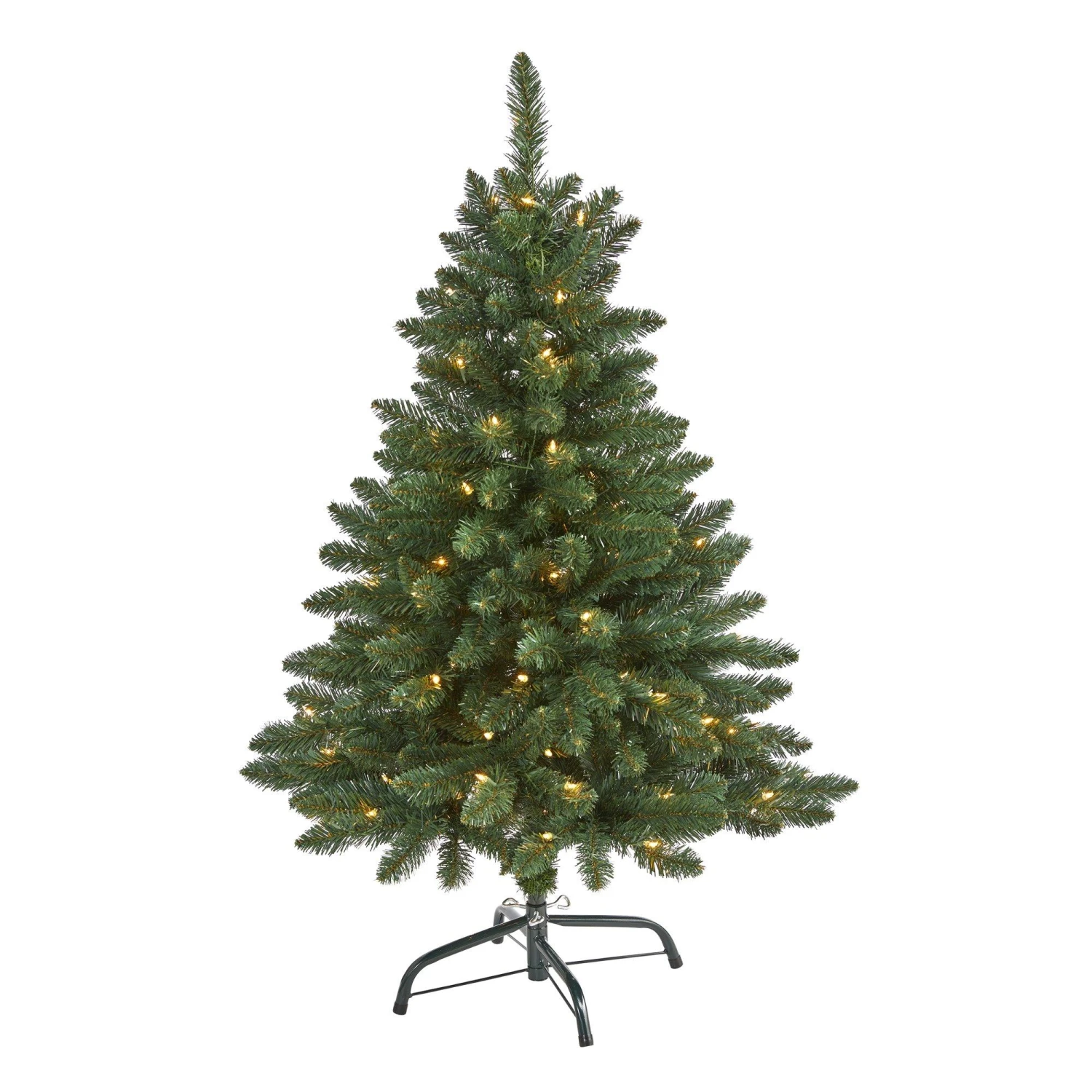 4’ Northern Rocky Spruce Artificial Christmas Tree With 100 Clear Lights And 268 Bendable Branches 3 4’ Northern Rocky Spruce Artificial Christmas Tree With 100 Clear Lights And 268 Bendable Branches