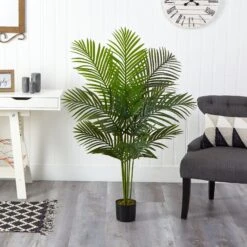 4’ Artificial Paradise Palm Tree -Artificial Flowers Sale artificial 4 paradise palm artificial tree nearly natural 973316