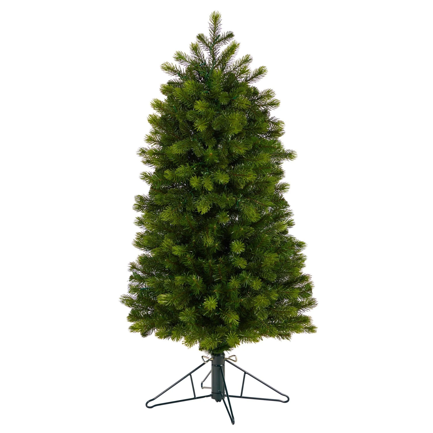 4’ Slim Colorado Mountain Spruce Artificial Christmas Tree With 150 (Multifunction) Micro LED Lights And 360 Branches 5 4’ Slim Colorado Mountain Spruce Artificial Christmas Tree With 150 (Multifunction) Micro LED Lights And 360 Branches - Image 3