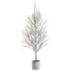 4’ Snowed Twig Artificial Christmas Tree In Decorative Planter -Artificial Flowers Sale artificial 4 snowed twig artificial tree in decorative planter nearly natural 145291