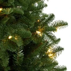 4’ South Carolina Spruce Christmas Tree With 200 White Warm Lights And 848 Bendable Branches -Artificial Flowers Sale artificial 4 south carolina spruce christmas tree with 200 white warm lights and 848 bendable branches nearly natural 411596