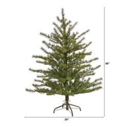 4’ Vancouver Mountain Pine Artificial Christmas Tree With 100 Clear Lights And 374 Bendable Branches -Artificial Flowers Sale artificial 4 vancouver mountain pine artificial christmas tree with 100 clear lights and 374 bendable branches nearly natural 985275