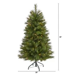 4’ West Virginia Mountain Pine Artificial Christmas Tree With 100 Clear Lights And 322 Bendable Branches 10 4’ West Virginia Mountain Pine Artificial Christmas Tree With 100 Clear Lights And 322 Bendable Branches -Artificial Flowers Sale artificial 4 west virginia mountain pine artificial christmas tree with 100 clear lights and 322 bendable bran nearly natural 386818