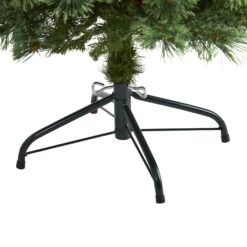 4’ White Mountain Pine Artificial Christmas Tree With 100 Clear LED Lights And Pine Cones -Artificial Flowers Sale artificial 4 white mountain pine artificial christmas tree with 100 clear led lights and pine cones nearly natural 566154