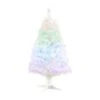 4' White Pre-Lit Fiber Optic Artificial Christmas Tree With 120 Colorful LED And Remote Control Show -Artificial Flowers Sale artificial 4 white pre lit fiber optic artificial christmas tree with 120 colorful led and remote control show nearly natural 210050