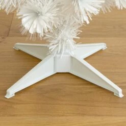 4' White Pre-Lit Fiber Optic Artificial Christmas Tree With 120 Colorful LED And Remote Control Show -Artificial Flowers Sale artificial 4 white pre lit fiber optic artificial christmas tree with 120 colorful led and remote control show nearly natural 683716