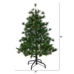 4’ Yukon Mixed Pine Artificial Christmas Tree With 366 Bendable Branches -Artificial Flowers Sale artificial 4 yukon mixed pine artificial christmas tree with 366 bendable branches nearly natural 293981