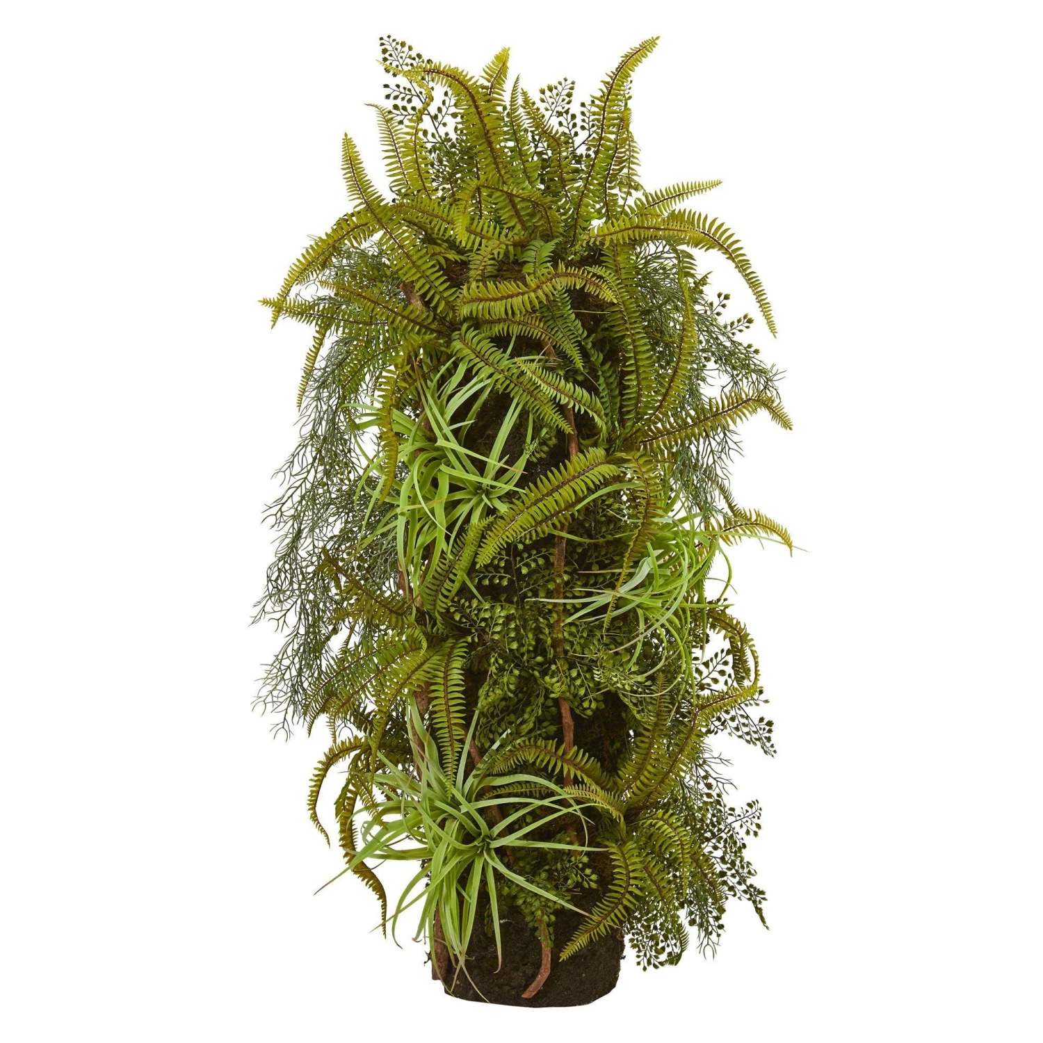 40” Mixed Forest Foliage Artificial Plant On Trunk 3 40” Mixed Forest Foliage Artificial Plant On Trunk