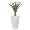 41” Agave Succulent Artificial Plant In White Tower Planter -Artificial Flowers Sale artificial 41 agave succulent artificial plant in white tower planter nearly natural 347605