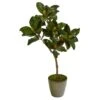 41” Magnolia Leaf Artificial Tree In Olive Green Planter 2 41” Magnolia Leaf Artificial Tree In Olive Green Planter -Artificial Flowers Sale artificial 41 magnolia leaf artificial tree in olive green planter nearly natural 139962