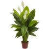 42” Spathiphyllum Artificial Plant (Real Touch) -Artificial Flowers Sale artificial 42 spathiphyllum artificial plant real touch nearly natural 756394