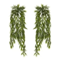 43” Mini Bamboo Hanging Bush (Set Of 2) 5 43” Mini Bamboo Hanging Bush (Set Of 2) -Artificial Flowers Sale artificial 43 mini bamboo hanging bush set of 2 nearly natural 162105