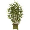 45” Bamboo Tree W/Decorative Planter -Artificial Flowers Sale artificial 45 bamboo tree wdecorative planter nearly natural 194686