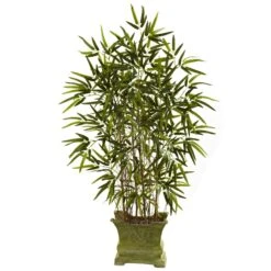 45” Bamboo Tree W/Decorative Planter