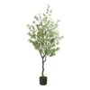 4.5’ Eucalyptus Artificial Tree -Artificial Flowers Sale artificial 45 eucalyptus artificial tree nearly natural 935326
