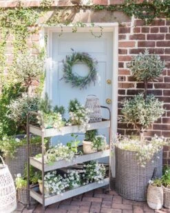 4.5' Olive Double Topiary Silk Tree -Artificial Flowers Sale artificial 45 olive double topiary silk tree nearly natural 857269