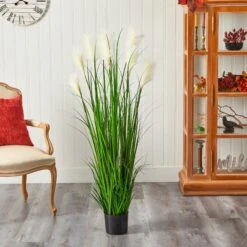 4.5’ Plum Grass Artificial Plant -Artificial Flowers Sale artificial 45 plum grass artificial plant nearly natural 617500