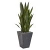 45” Sansevieria Artificial Plant In Sate Planter -Artificial Flowers Sale artificial 45 sansevieria artificial plant in sate planter nearly natural 324844