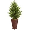 46” Olive Cone Topiary Artificial Tree In Decorative Planter -Artificial Flowers Sale artificial 46 olive cone topiary artificial tree in decorative planter nearly natural 915141