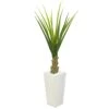 5’ Agave Artificial Plant In White Planter -Artificial Flowers Sale artificial 5 agave artificial plant in white planter nearly natural 570986