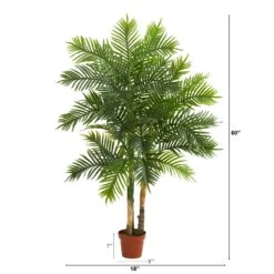 5’ Areca Palm Artificial Tree (Real Touch) -Artificial Flowers Sale artificial 5 areca palm artificial tree real touch nearly natural 560456