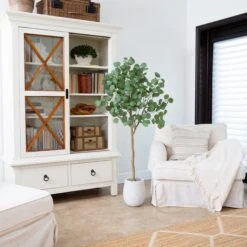 5’ Artificial Eucalyptus Tree -Artificial Flowers Sale artificial 5 artificial eucalyptus tree tree nearly natural 455007