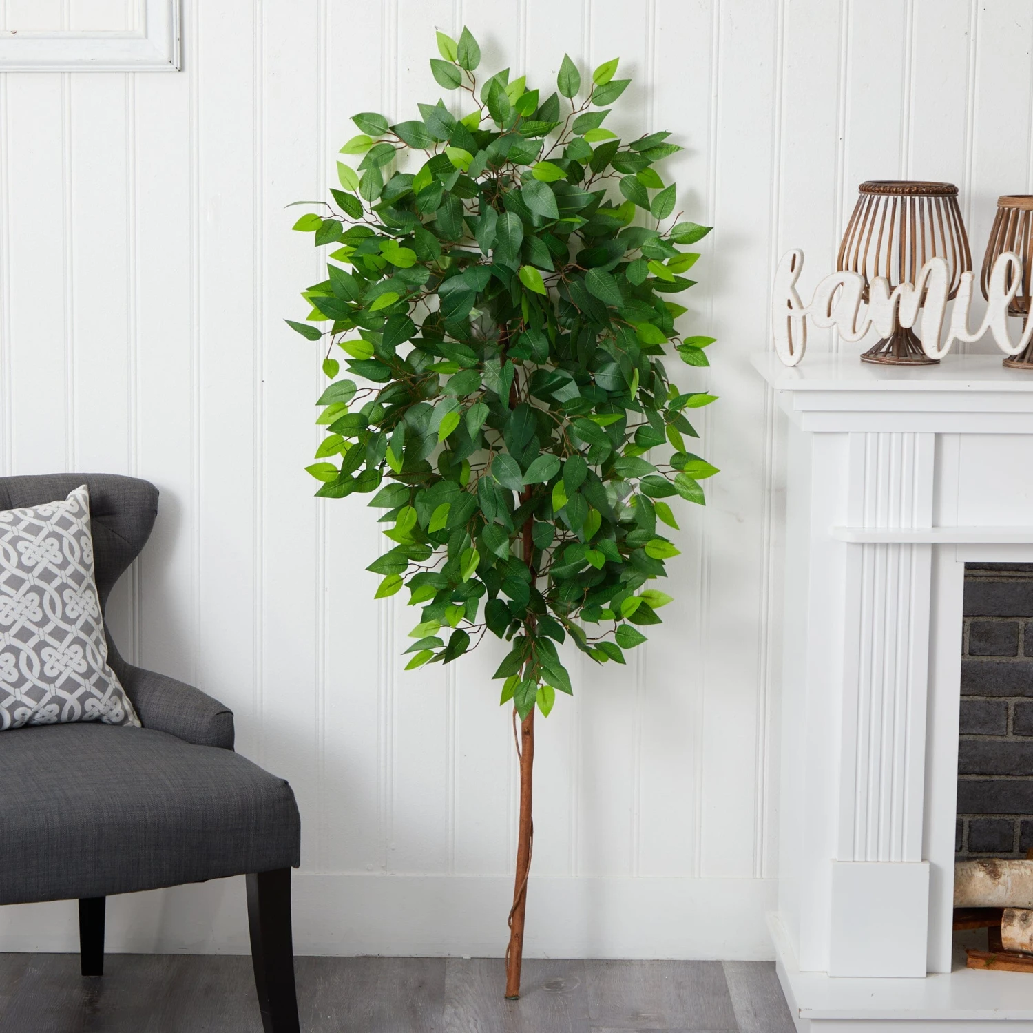 5’ Artificial Ficus Tree (No Pot) 4 5’ Artificial Ficus Tree (No Pot) - Image 2