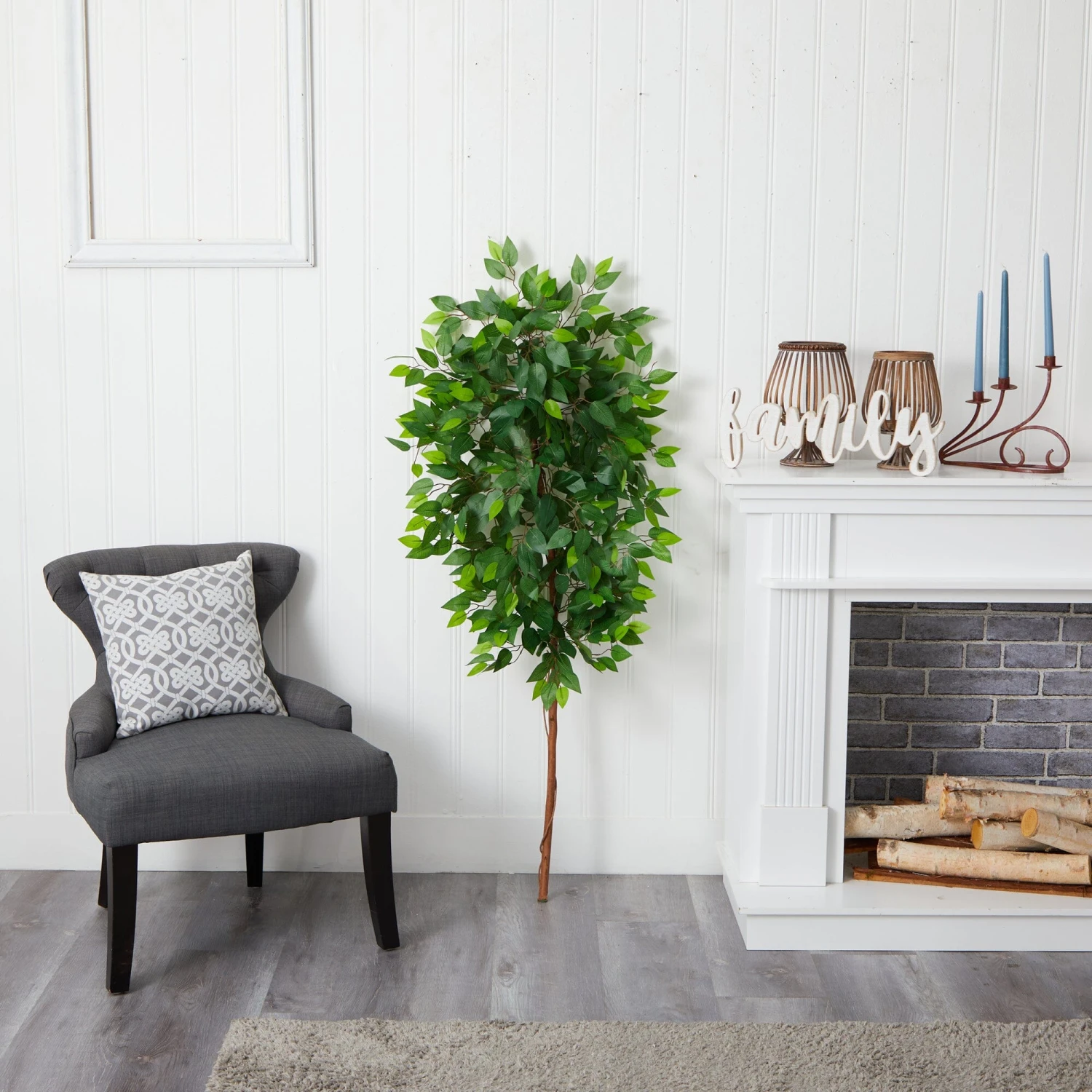 5’ Artificial Ficus Tree (No Pot) 6 5’ Artificial Ficus Tree (No Pot) - Image 4