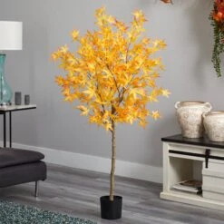 5' Autumn Maple Artificial Fall Tree -Artificial Flowers Sale artificial 5 autumn maple artificial fall tree nearly natural 832205