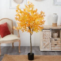 5' Autumn Maple Artificial Tree 18 5' Autumn Maple Artificial Tree -Artificial Flowers Sale artificial 5 autumn maple artificial tree nearly natural 744448